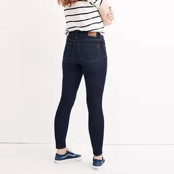 ❌SOLD❌ 9” High Rise Skinny Madewell Jeans Sz 28 - Picture 2 of 9
